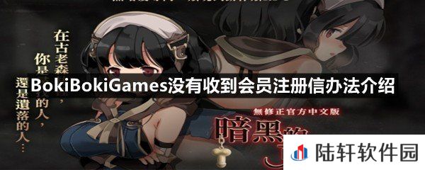 BokiBokiGames注册显示失败是怎么回事-BokiBokiGames没有收到会员注册信办法介绍一览[图文]