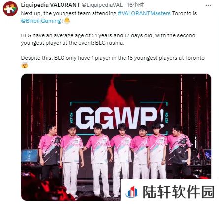 BLG是多伦多大师赛最年轻队伍，队伍平均年龄21岁17天