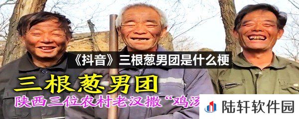 抖音三根葱男团是哪里人-抖音三根葱男团是什么梗一览[图文]