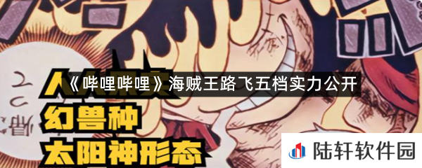 哔哩哔哩海贼王路飞五档是什么实力?-哔哩哔哩海贼王路飞五档实力公开一览[图文]